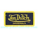 Patch ecusson von Dutch originals denim signature gold jean