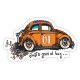 Sticker cox just a good ol bug general lee orange sudiste vw 19