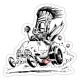 oldschool tattoo Sticker Aufkleber JA421