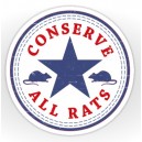 Sticker parodie converse rat conserve all rats 20