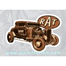 Sticker rat rod notro ford rusty rust used bonneville drag rats 26