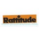 Sticker rattitude iron cross noir orange black rats 27