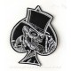 Patch ecusson skull Spide pique chapeau gentleman oldschool