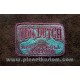 Patch ecusson von Dutch rock n roll attitude pink on grey old stock