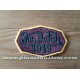 Patch ecusson von Dutch 1949 octogone signature aubergine old stock