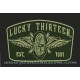 Patch Lucky 13 thirteen since 1991 skull bones spade fast & loud