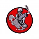 Patch ecusson skate skull skateur squelette dead skater