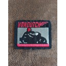 Patch ecusson von Dutch motorcycles moto course fond rose old stock