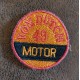 Patch ecusson von Dutch 49 motor orange noir rare old stock