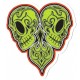 Sticker Humantree tidwell collector skull heart tidwell6