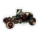 Sticker old school kustom car hot rod t model d.Vicente 14