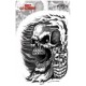 Sticker Skull hot leathers assassin gun JA200