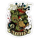 Sticker the king cat rocker tiger d.Vicente 22