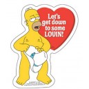 Sticker the simpsons homer lovin S-SIM69