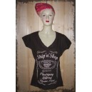 Tee Shirt Femme Strip'n'Shop Marron