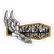 Sticker necrosport skateboards foot wings skull 5