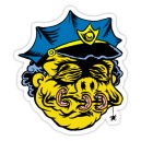 Sticker simpsons policeman shrunken head zombie 3