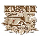 Sticker Bigdaddyjo kustom spirit pickup pinup grey pinstriping BIG39